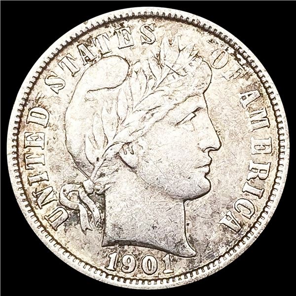 1901-O Barber Dime CLOSELY UNCIRCULATED