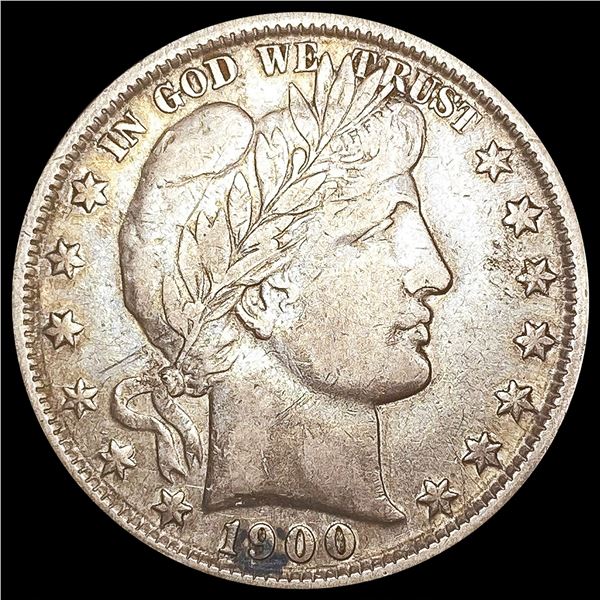 1900 Barber Half Dollar NICELY CIRCULATED