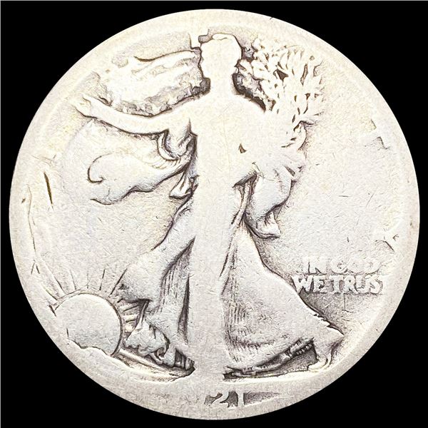 1921-D Walking Liberty Half Dollar NICELY CIRCULAT