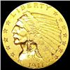 Image 1 : 1911 $2.50 Gold Quarter Eagle CLOSELY UNCIRCULATED