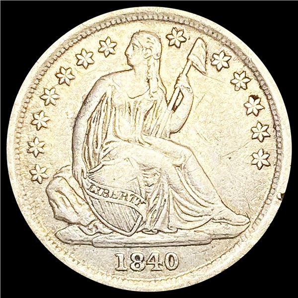 1840-O Seated Liberty Dime NEARLY UNCIRCULATED