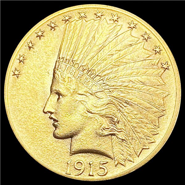 1915 $10 Gold Eagle CLOSELY UNCIRCULATED