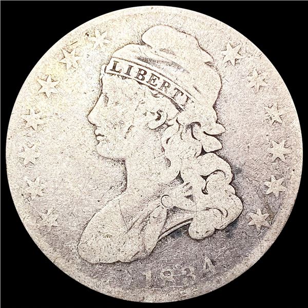 1834 Capped Bust Half Dollar NICELY CIRCULATED
