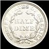 Image 2 : 1853 Seated Liberty Half Dime UNCIRCULATED