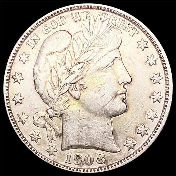 1908-D Barber Half Dollar CLOSELY UNCIRCULATED