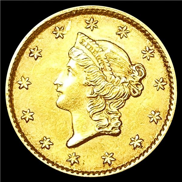 1853 Rare Gold Dollar CLOSELY UNCIRCULATED