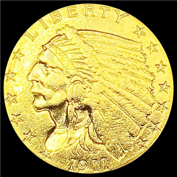 1911 $2.50 Gold Quarter Eagle UNCIRCULATED