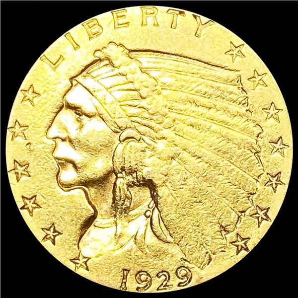 1929 $2.50 Gold Quarter Eagle UNCIRCULATED