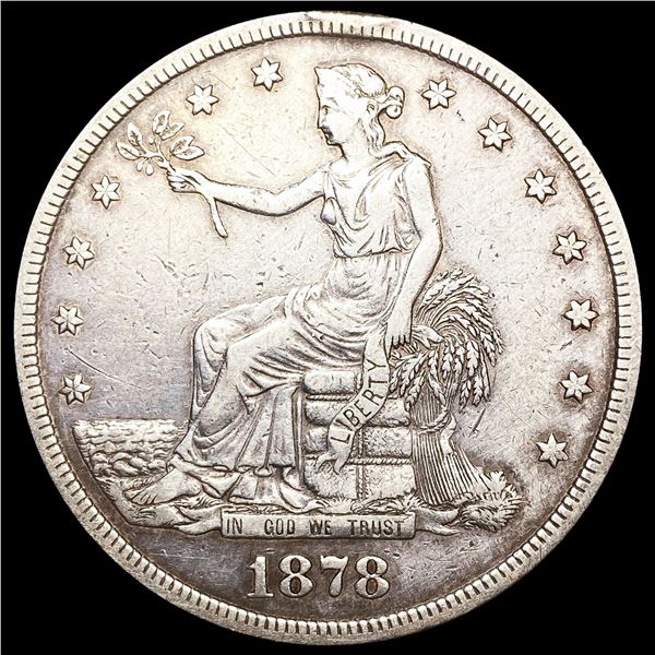 1878-S Silver Trade Dollar LIGHTLY CIRCULATED