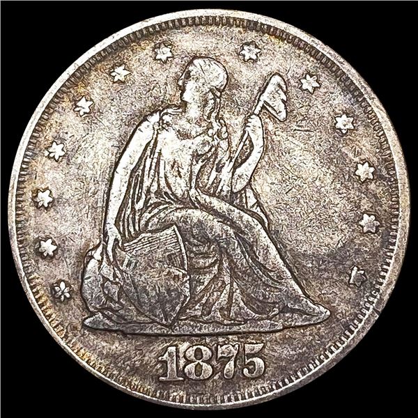 1875 Twenty Cent Piece LIGHTLY CIRCULATED