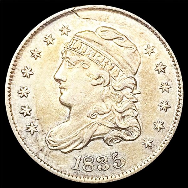 1835 Capped Bust Half Dime CLOSELY UNCIRCULATED