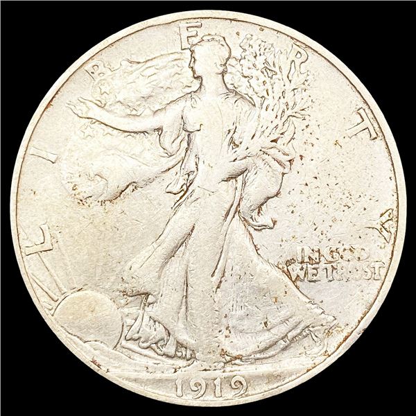 1919-S Walking Liberty Half Dollar NICELY CIRCULAT