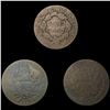 Image 2 : (3) Large Cents ((2) 1802, 1827) NICELY CIRCULATED