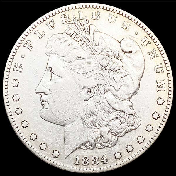 1884-S Morgan Silver Dollar NEARLY UNCIRCULATED