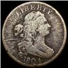 Image 1 : 1804 Pln 4 Draped Bust Half Cent NICELY CIRCULATED