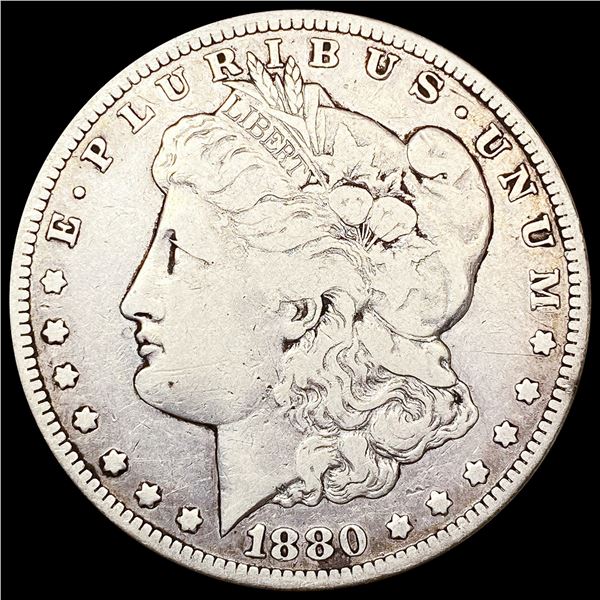 1880-CC 7TF Rev 78 Morgan Silver Dollar NICELY CIR