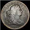 Image 1 : 1808 C-3; R-1 Draped Bust Half Cent LIGHTLY CIRCUL