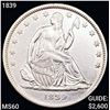 Image 1 : 1839 1839 Seated Liberty Half Dollar UNCIRCULATED