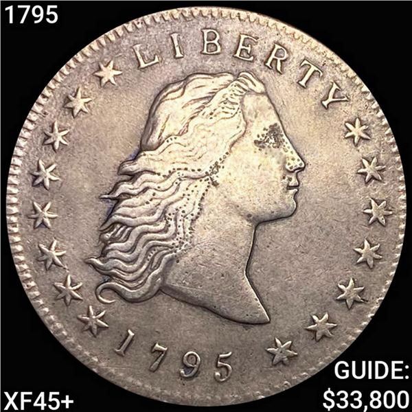 1795 1795 Flowing Hair Dollar LIGHTLY CIRCULATED +