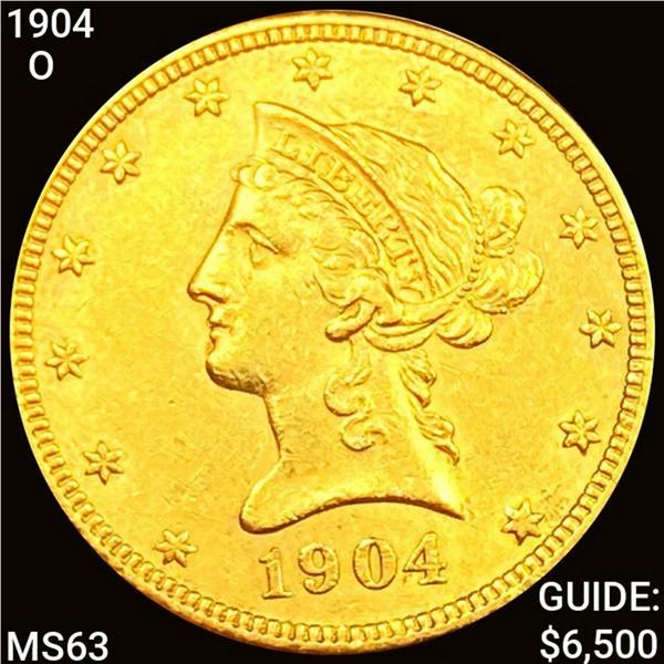 1904-O $10 Gold Eagle CHOICE BU