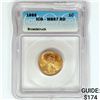 Image 1 : 1999 Wheat Cent ICG MS67 RD, Broadstruck