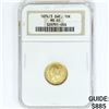 Image 1 : 1874/3 10K .13oz Sweden Gold NGC MS65