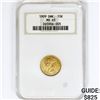 Image 1 : 1909 10K .13oz gold DMK NGC MS65