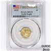 Image 1 : 2022 $5 1/10oz American Gold Eagle PCGS MS70