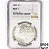Image 1 : 1880-S Morgan Silver Dollar NGC MS64