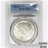 Image 1 : 1922-D Silver Peace Dollar PCGS MS64