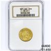 Image 1 : 1873 20K .26oz gold DMK NGC MS61