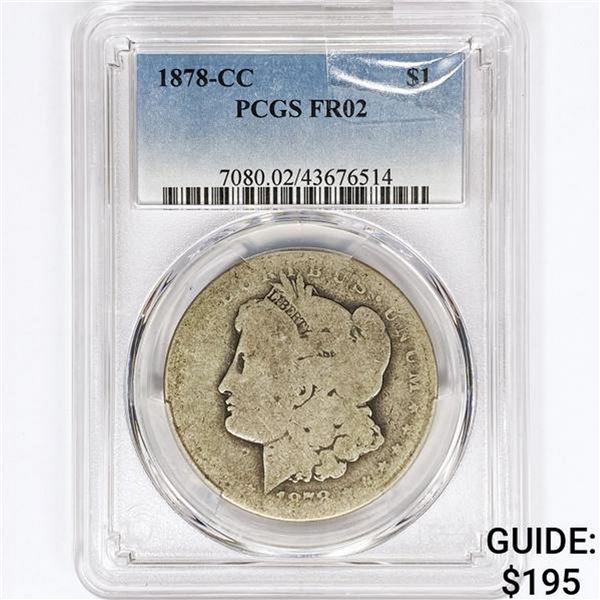 1878-CC Morgan Silver Dollar PCGS FR02