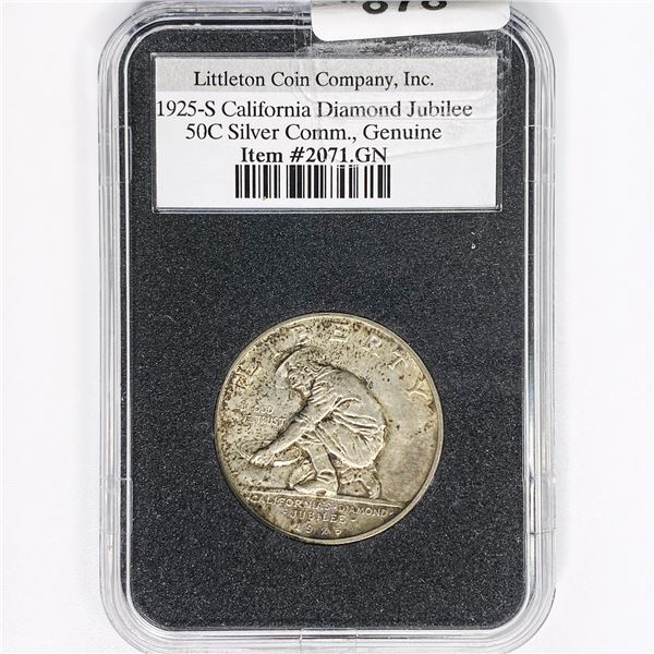 1925-S Jubilee Half Dollar LCC GEN