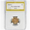 Image 1 : 1909-S Wheat Cent PGA MS64 RED, Detail