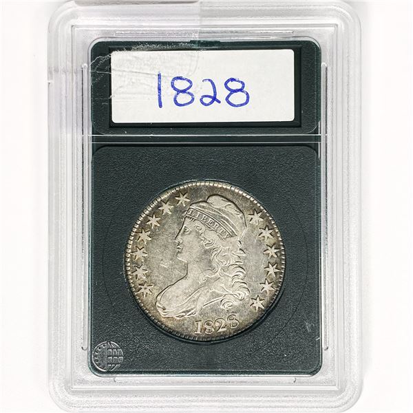 1828 Capped Bust Half Dollar Sq Bs 2 Sm 8 Sm Lt.