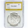Image 1 : 1926 Silver Peace Dollar PGA MS60