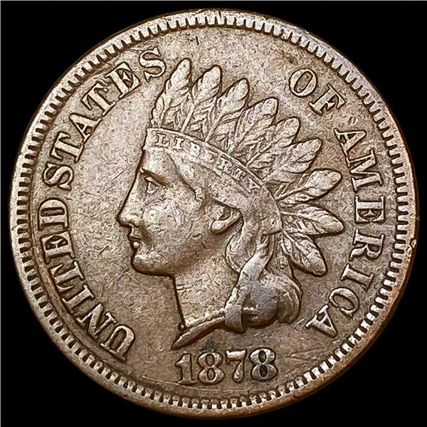 1878 Indian Head Cent NEARLY UNCIRCULATED