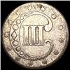 Image 2 : 1851 Silver Three Cent LIGHTLY CIRCULATED