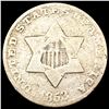 Image 1 : 1853 Silver Three Cent NICELY CIRCULATED