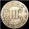 Image 2 : 1853 Silver Three Cent NICELY CIRCULATED