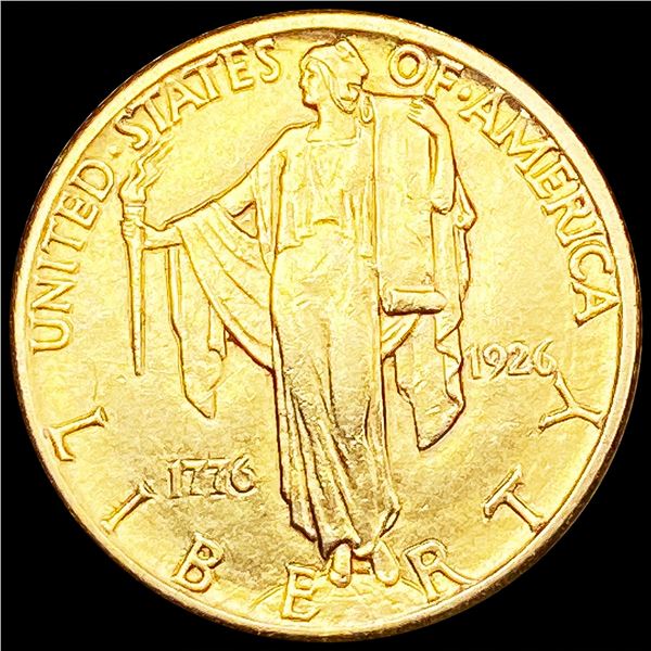 1926 Sesquincentennial $2.50 Gold Quarter Eagle UN