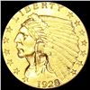 Image 1 : 1928 $2.50 Gold Quarter Eagle CLOSELY UNCIRCULATED