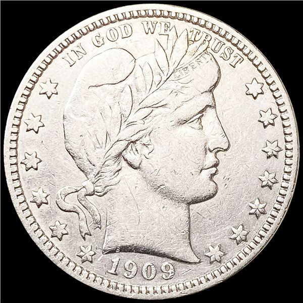1909-D Barber Quarter CLOSELY UNCIRCULATED