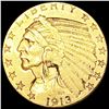 Image 1 : 1913-S $5 Gold Half Eagle CLOSELY UNCIRCULATED