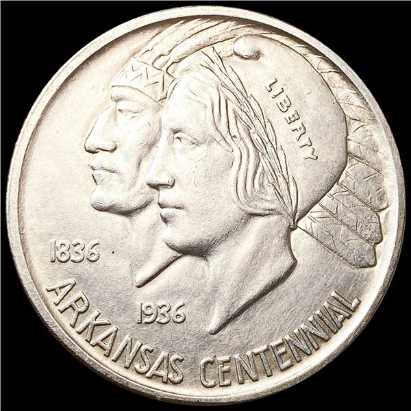 1936-S Arkansas Half Dollar GEM BU