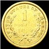 Image 2 : 1849-O Rare Gold Dollar CLOSELY UNCIRCULATED
