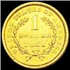 Image 2 : 1851 Rare Gold Dollar UNCIRCULATED