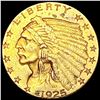 Image 1 : 1925-D $2.50 Gold Quarter Eagle CLOSELY UNCIRCULAT