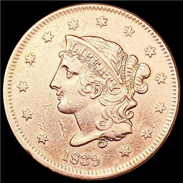 1839 Large Cent CLOSELY UNCIRCULATED