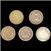 Image 2 : (5) Varied US Coinage (1872, 1853, 1885, 1887-S, 1